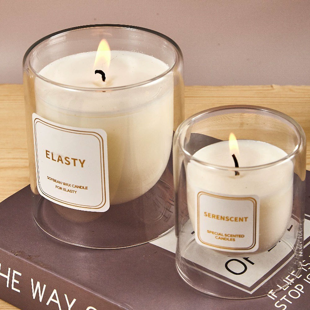 Candle Making Classes - 高級クラスのキャンドルジャー、大小のシリンダー、コンテナ、香りのキャンドル作りのためのローソク足、DIY誕生日プレゼント、家の装飾