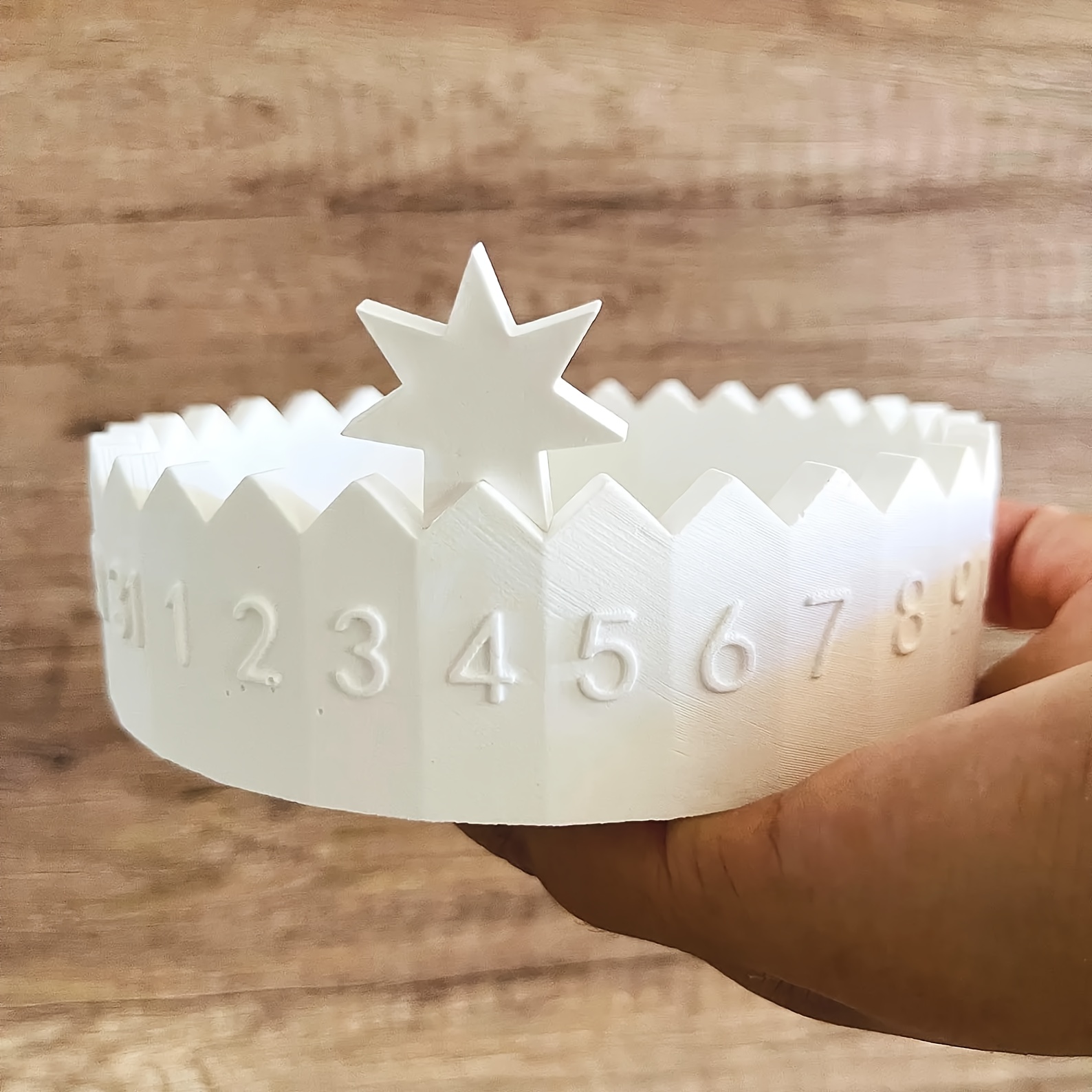 Candle Mold Silicone - 1セット アドベントカレンダー シリコンモールド - カウントダウンキャンドルホルダー＆石膏デコレーション、お祭りムードを演出するDIYクラフト用品
