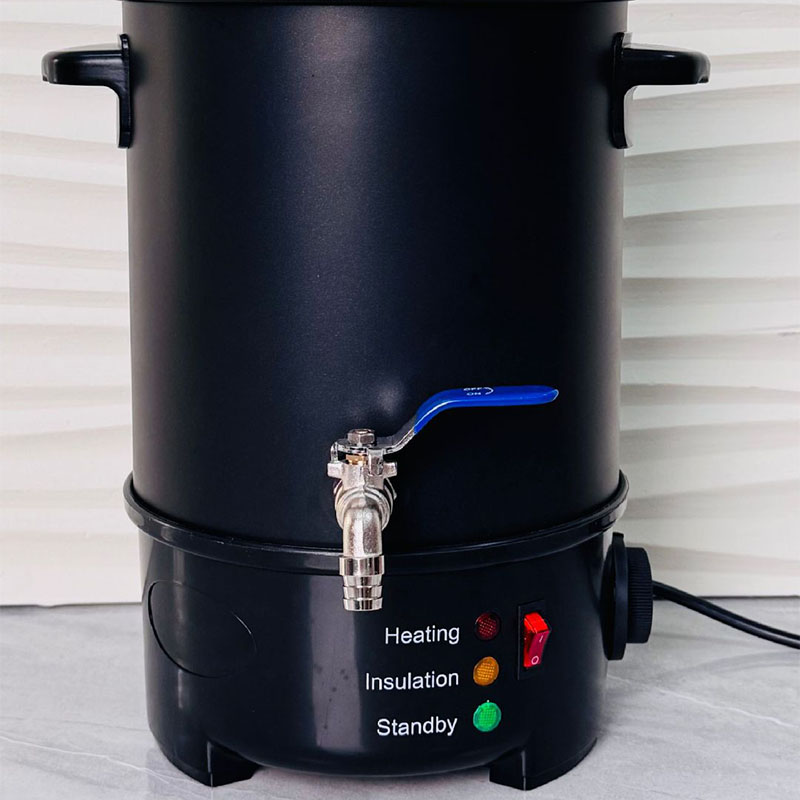 Candle Making Wax Melter - EU/USプラグ対応 電気式キャンドルワックスメルター キャンドル製造機 温度調節機能付き ワックス溶解機