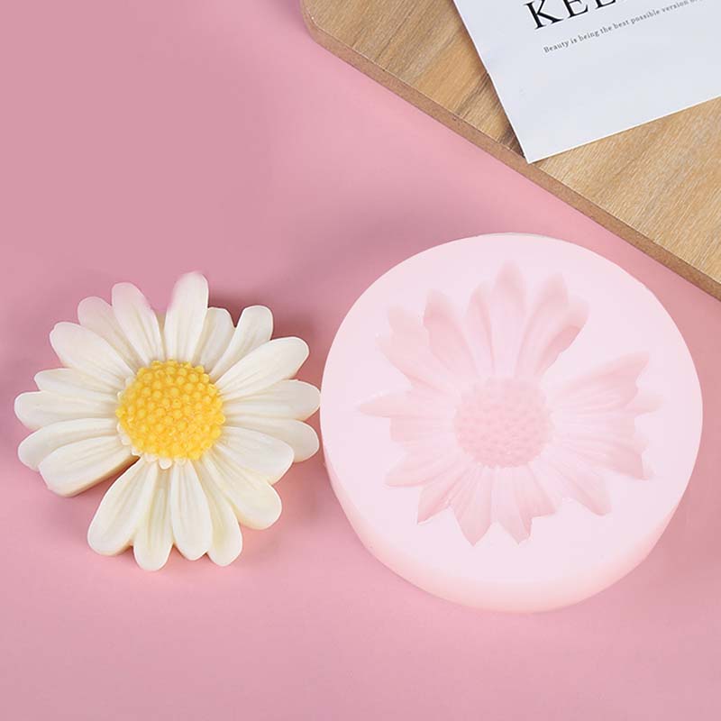 Candle Making Wax Melter - DIY キャンドルシリコーン型デイジーカモミールフラワーキャンドルワックス型手作り石鹸キャンドル金型車のアロマセラピー作り家の装飾