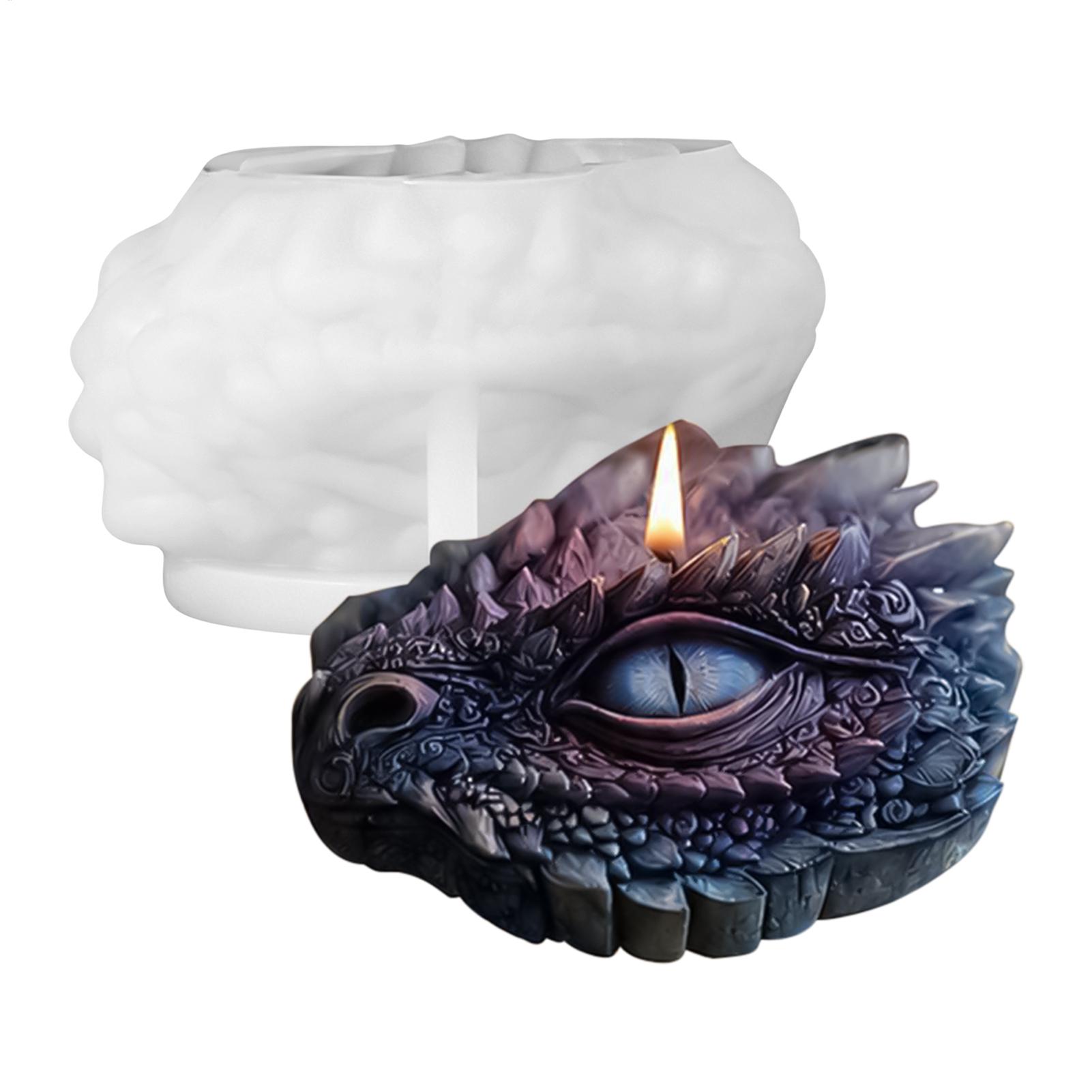 Candle Making For Beginners - ドラゴン樹脂型 簡単リリース ドラゴンデザイン 動物キャンドル作成型 初心者向け プロ向け