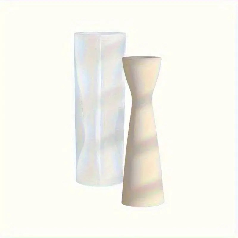 新しいキャンドルホルダーシリコンキャンドルモールドDIYキャ - Candle Making Place のレビューと価格