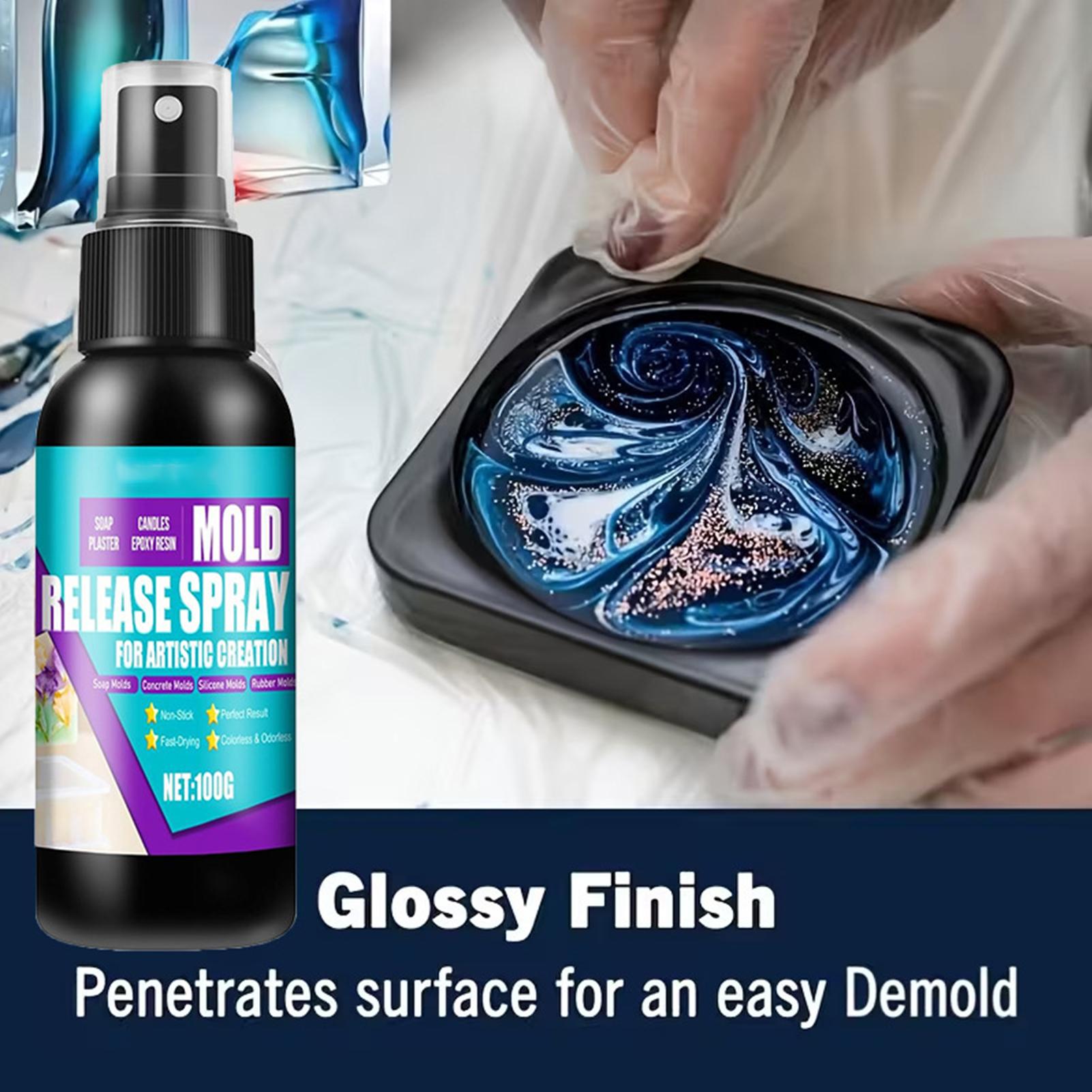 モールドリリーススプレー 100 グラム樹脂エポキシキャンド - Candle Mold Silicone のレビューと価格