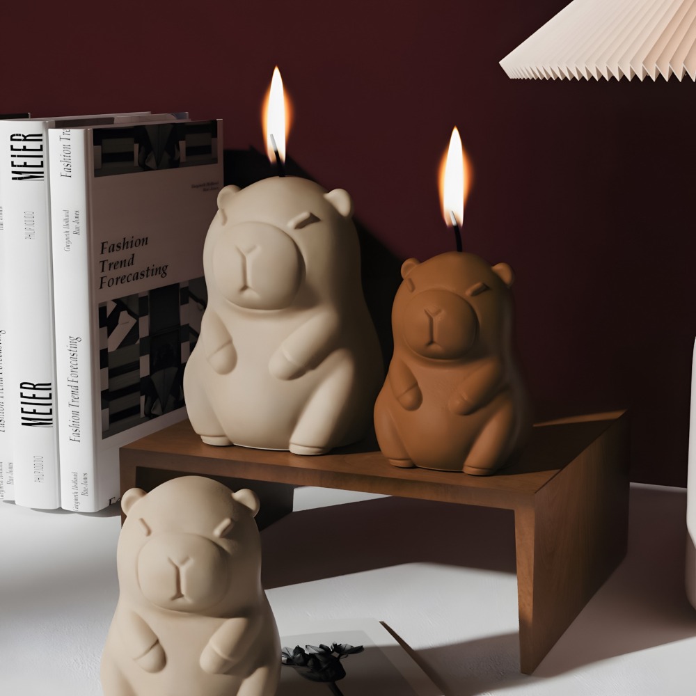 立ちカピバラ香りキャンドルシリコーン型 3D 動物樹脂石膏作 - Candle Making Wax Melter のレビューと価格