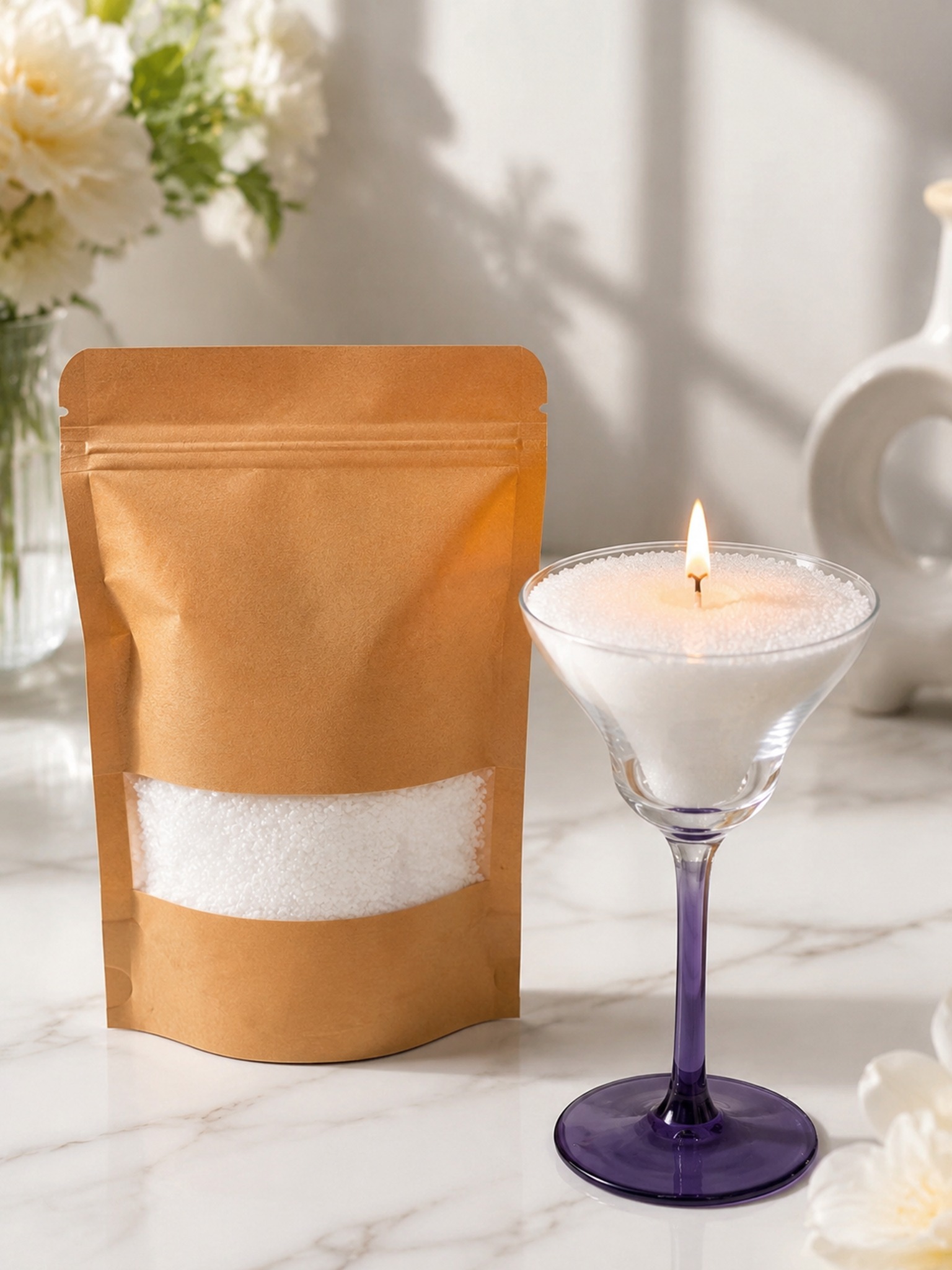 1000gのパールワックスDIYは、キャンドルを作るための原 - Candle Making Place のレビューと価格
