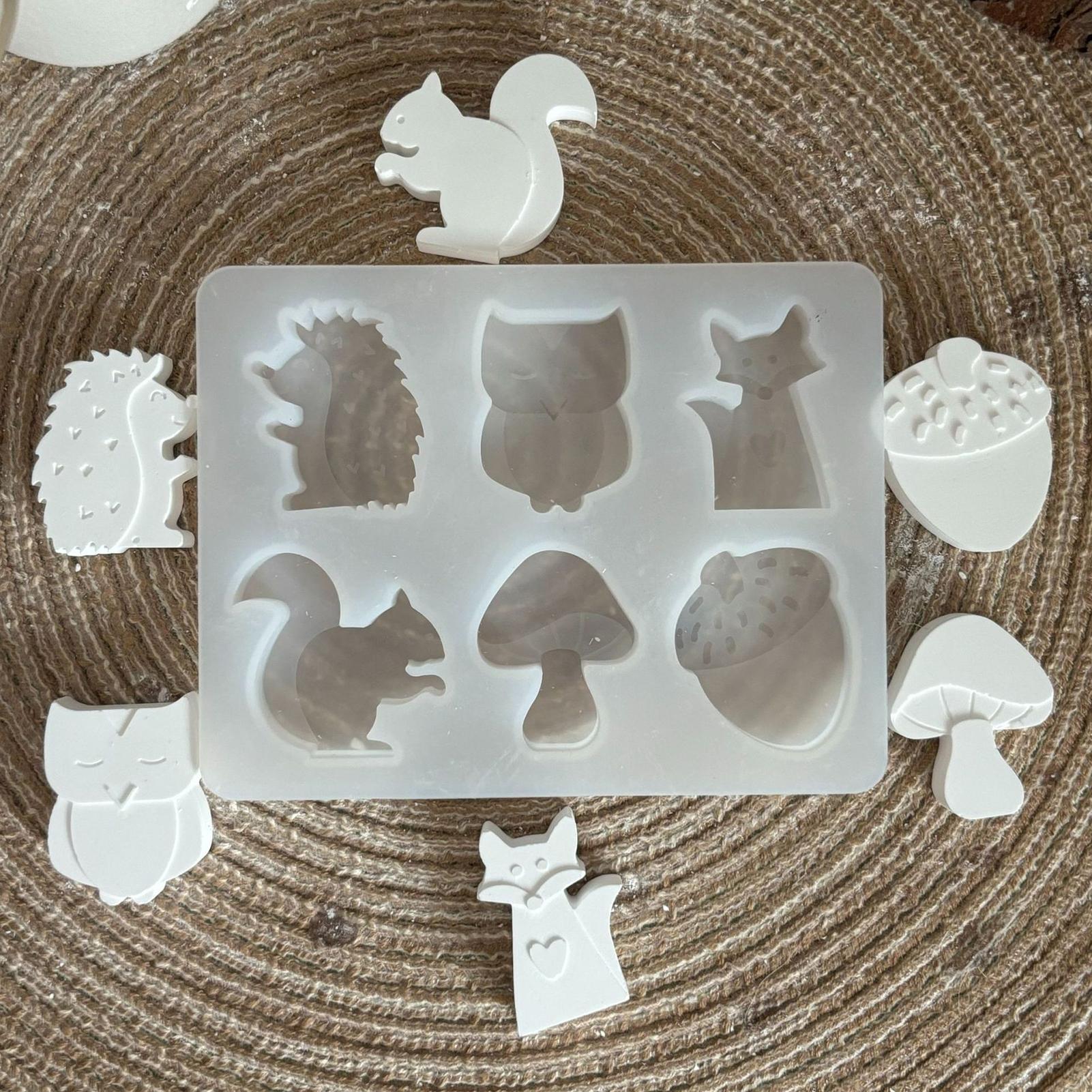 動物型シリコン製曲げられるツールガジェット、かわいい石鹸型、 - Candle Making For Beginners のレビューと価格