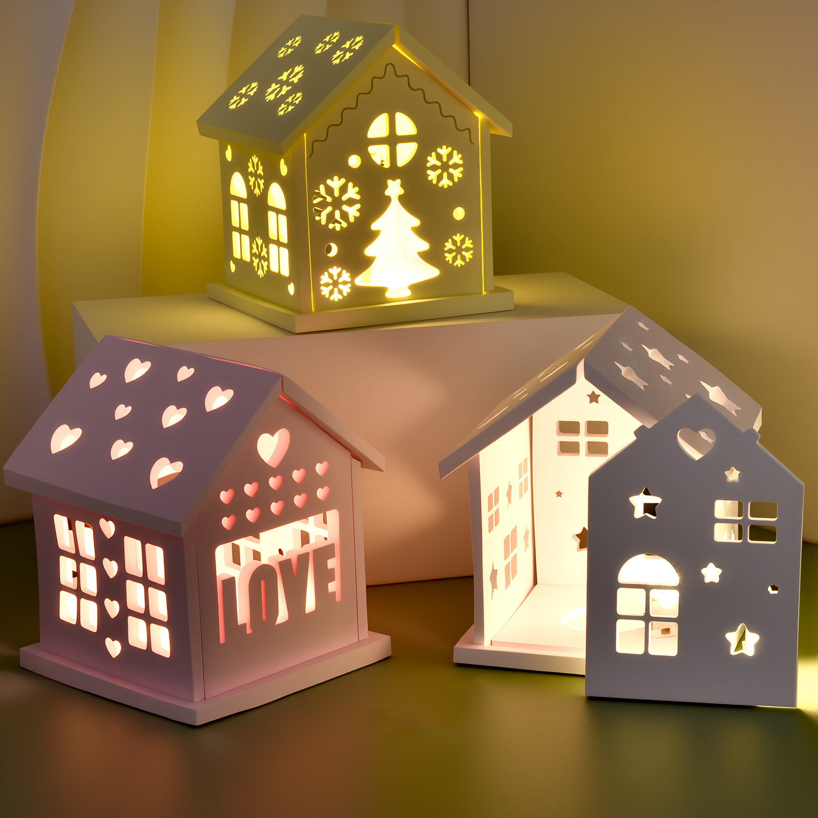 3Dハウスシリコンモールド DIY クリスマスツリー ラブス - Candle Making Things のレビューと価格