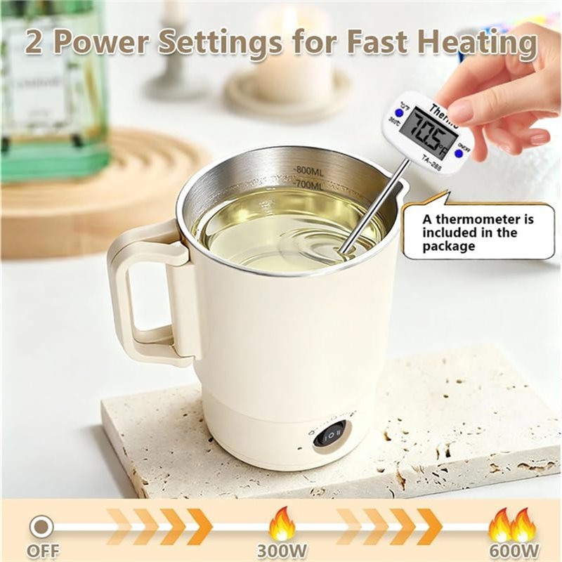 A47U 電気ワックス溶解ポットキット 温度計付き 800M - Candle Making For Beginners のレビューと価格