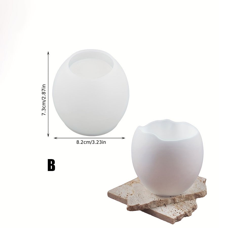 [樹脂型] DIY樹脂キャンドルホルダーと収納ボックス用のシ - Candle Mold Silicone のレビューと価格