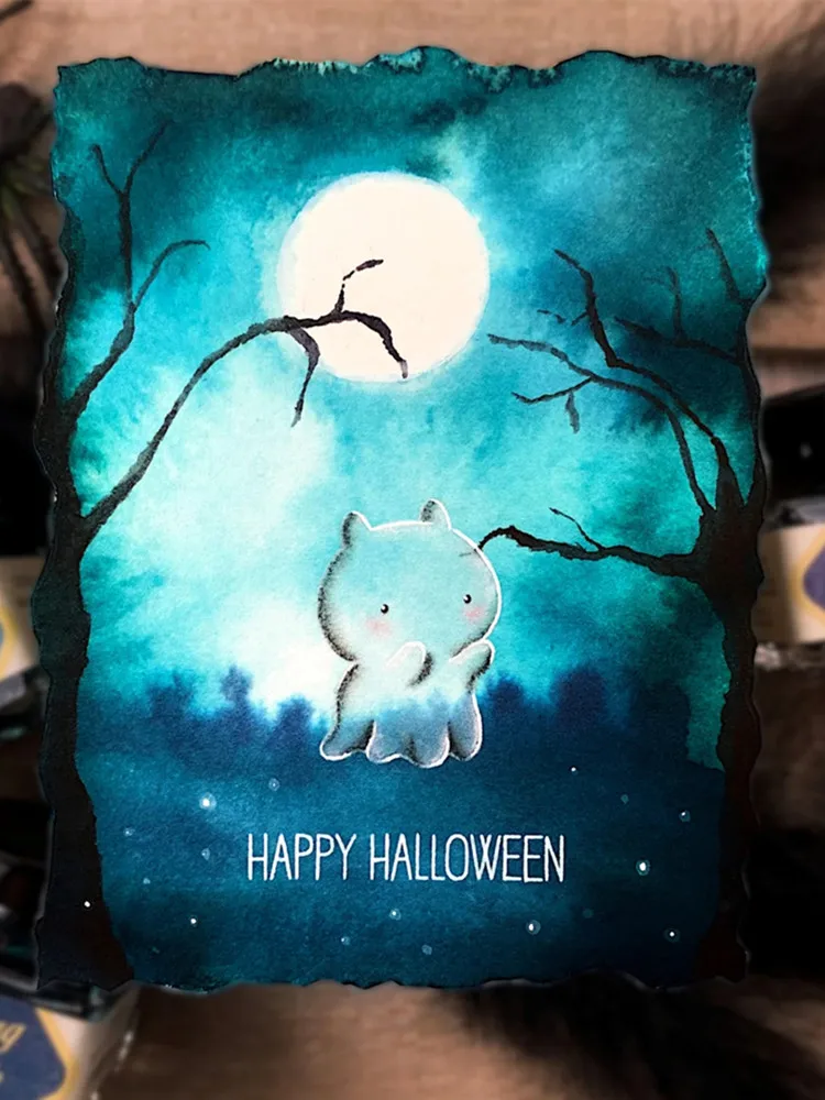 ハロウィン草ランチボックスクラス法蝶クリアスタンプ切削ダイス - Candle Making Classes のレビューと価格