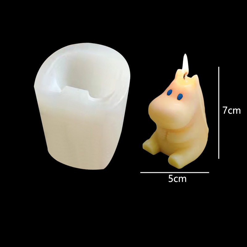 ホットキュートアニメムーミンシリーズシリコンモールド漫画キャ - Candle Mold Silicone のレビューと価格
