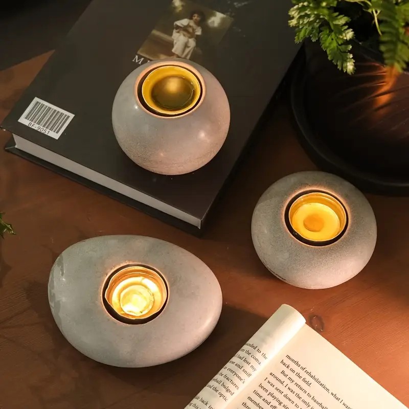 ティーライトキャンドルホルダー樹脂シリコンモールド、クリスタ - Candle Mold Silicone のレビューと価格