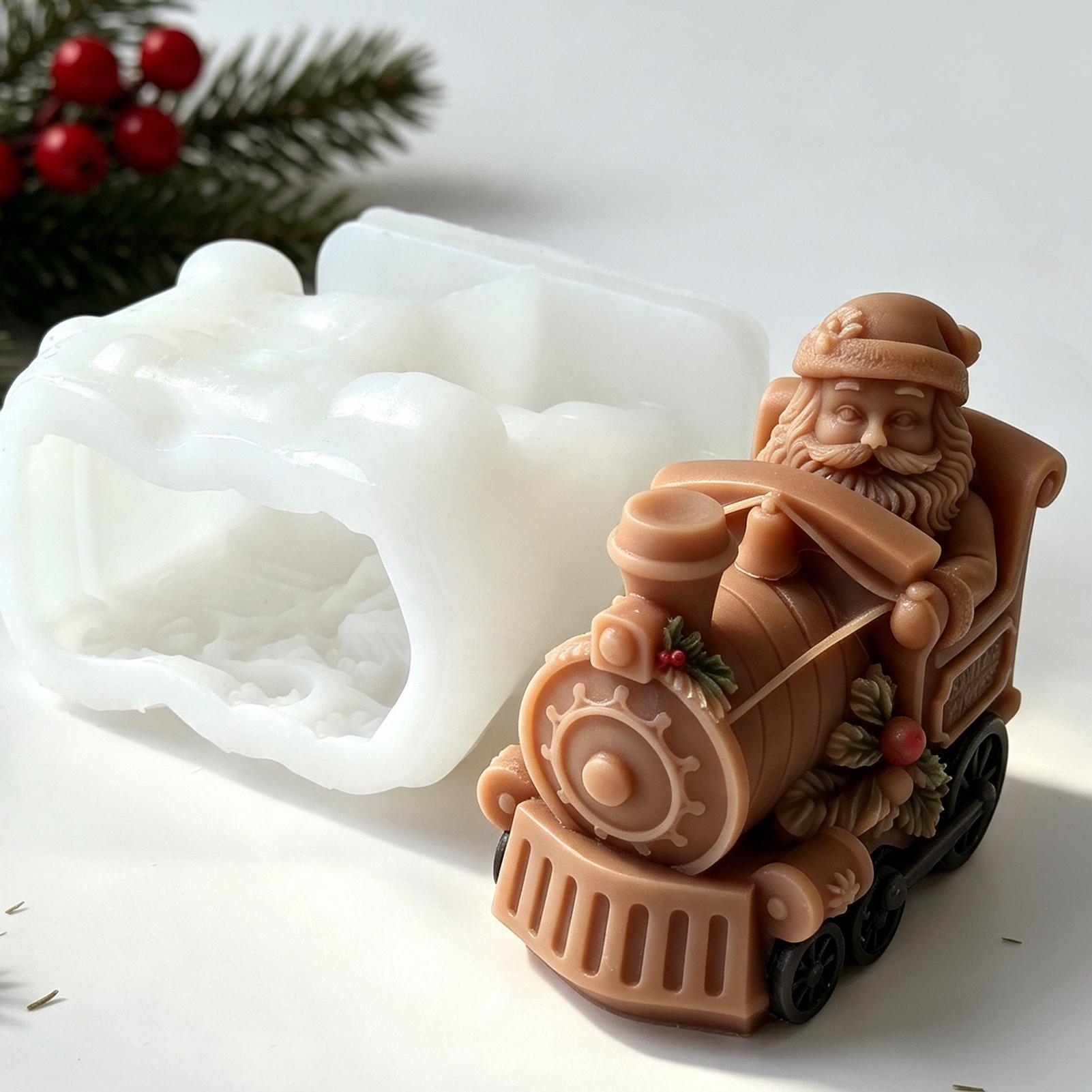 クリスマスキャンドルモールド トレイン型キャンドル製作モール - Candle Making For Beginners のレビューと価格