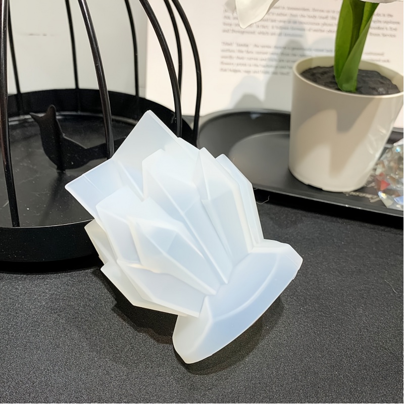 シリコンモールドキャンドル,クリスタルクラスター装飾,時計ジ - Candle Mold Silicone のレビューと価格