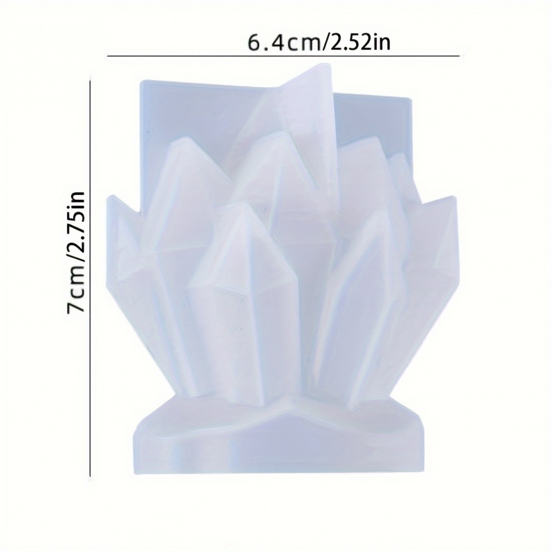 シリコンモールドキャンドル,クリスタルクラスター装飾,時計ジ - Candle Mold Silicone のレビューと価格