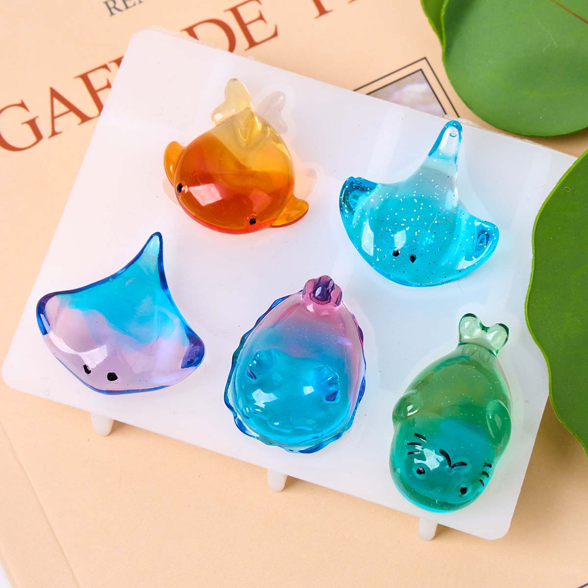 3Dヒーリング可愛いマンタ鯨シリコンモールドDIYキーホルダ - Candle Mold Silicone のレビューと価格