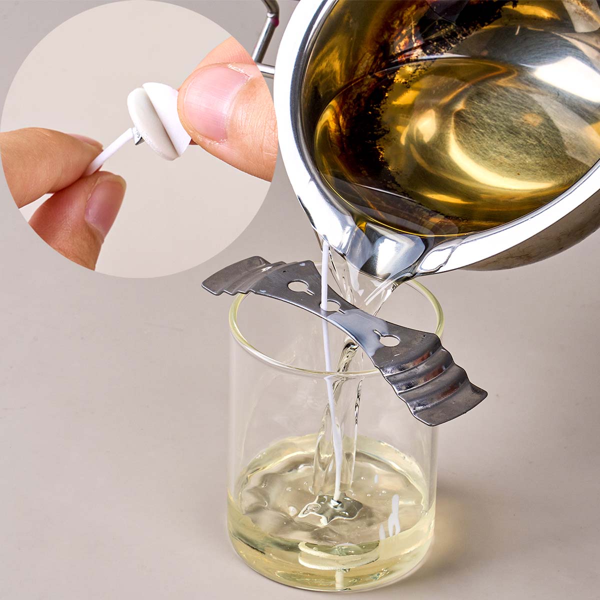 DIY手作りキャンドルクラフトツールキット、溶解ポット、ワッ - Candle Making For Beginners のレビューと価格
