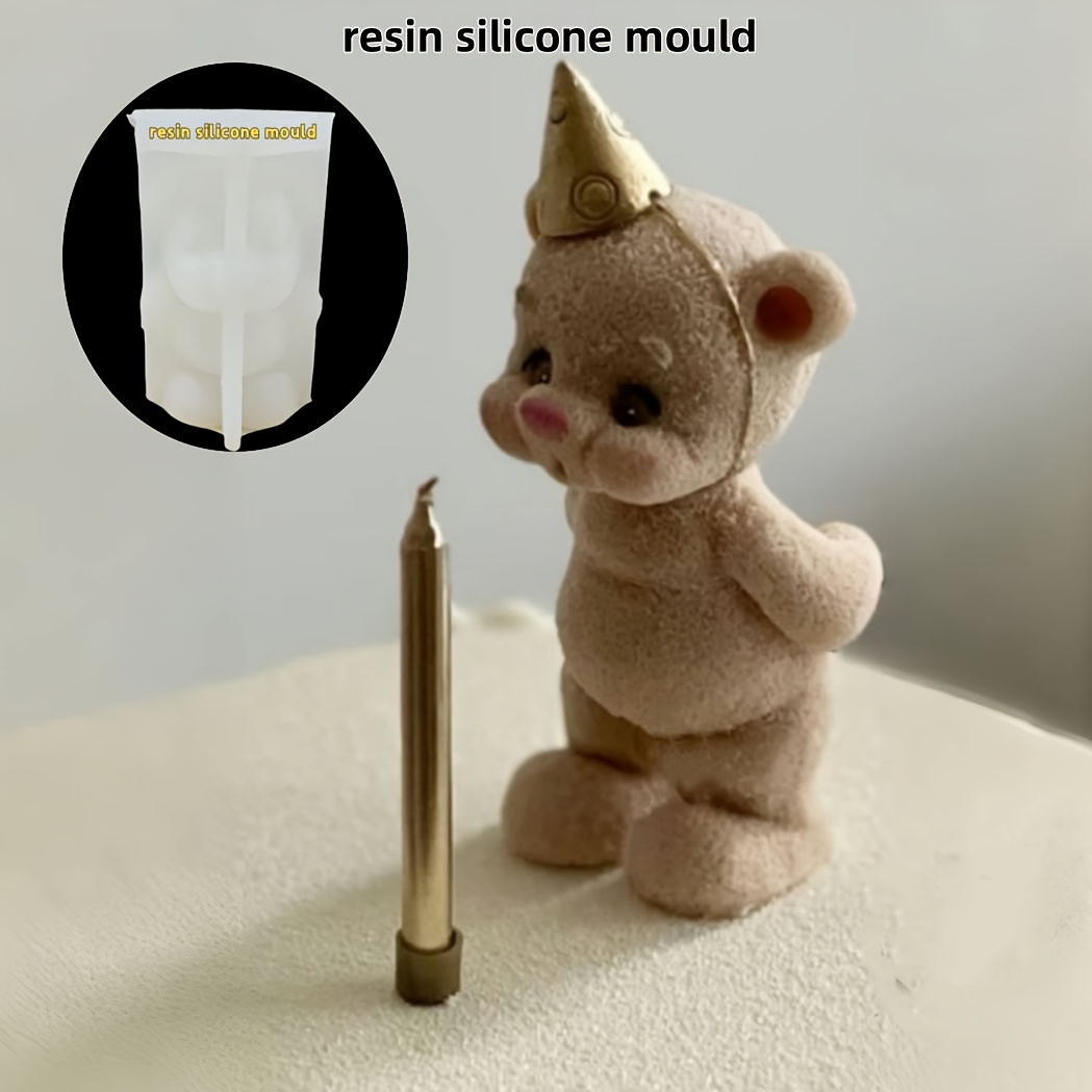 DNEJIU キュートなクマのシリコンモールド DIYキャン - Candle Mold Silicone のレビューと価格