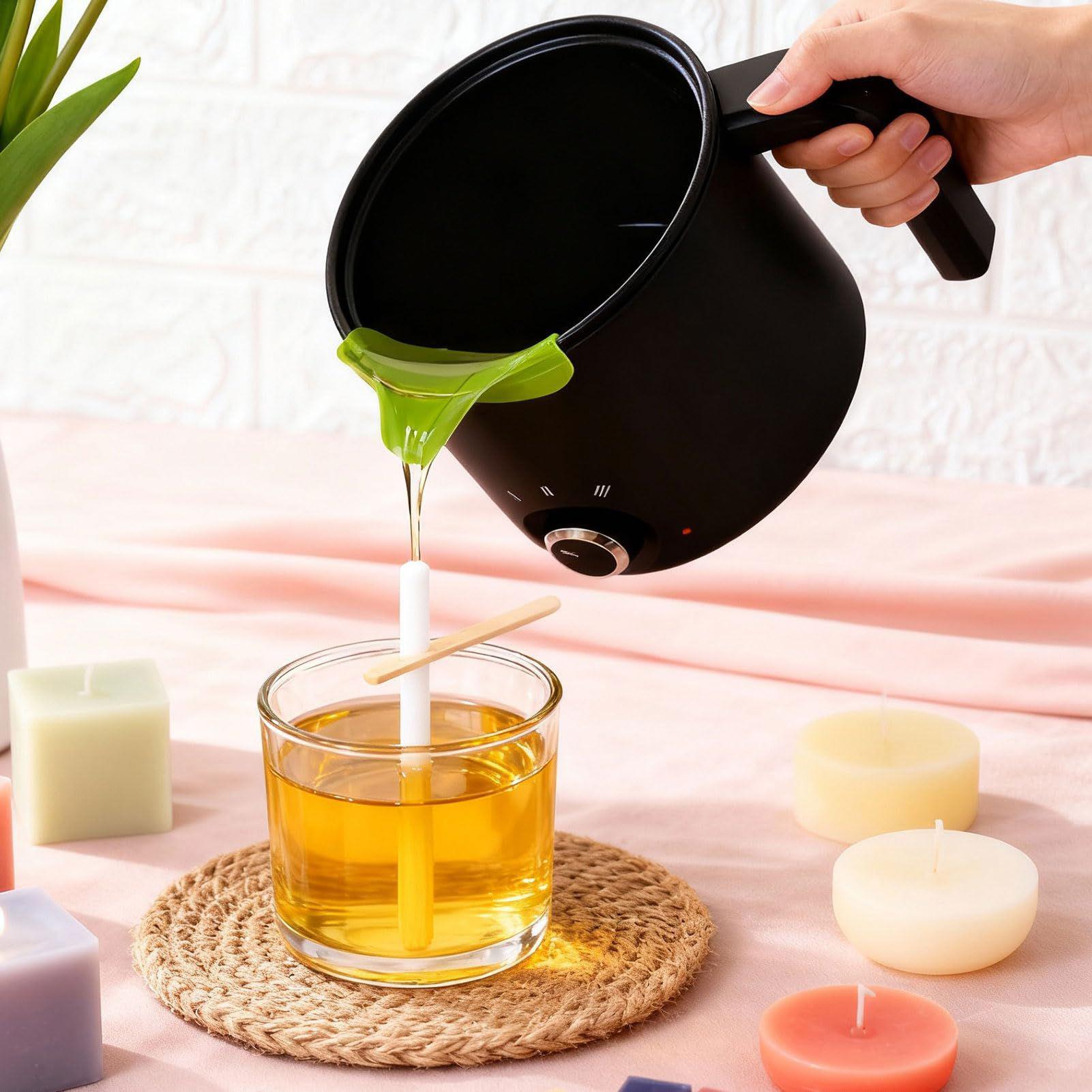 キャンドルワックス溶解ポット 1.5L 大型ステンレス製電気 - Candle Making Things のレビューと価格