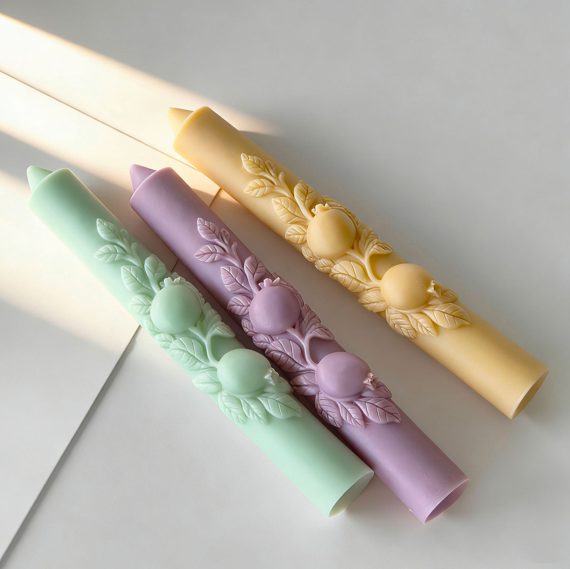 DIY ザクロ型 ロングロッド シリコンキャンドルモールド  - Candle Making Wax Melter のレビューと価格