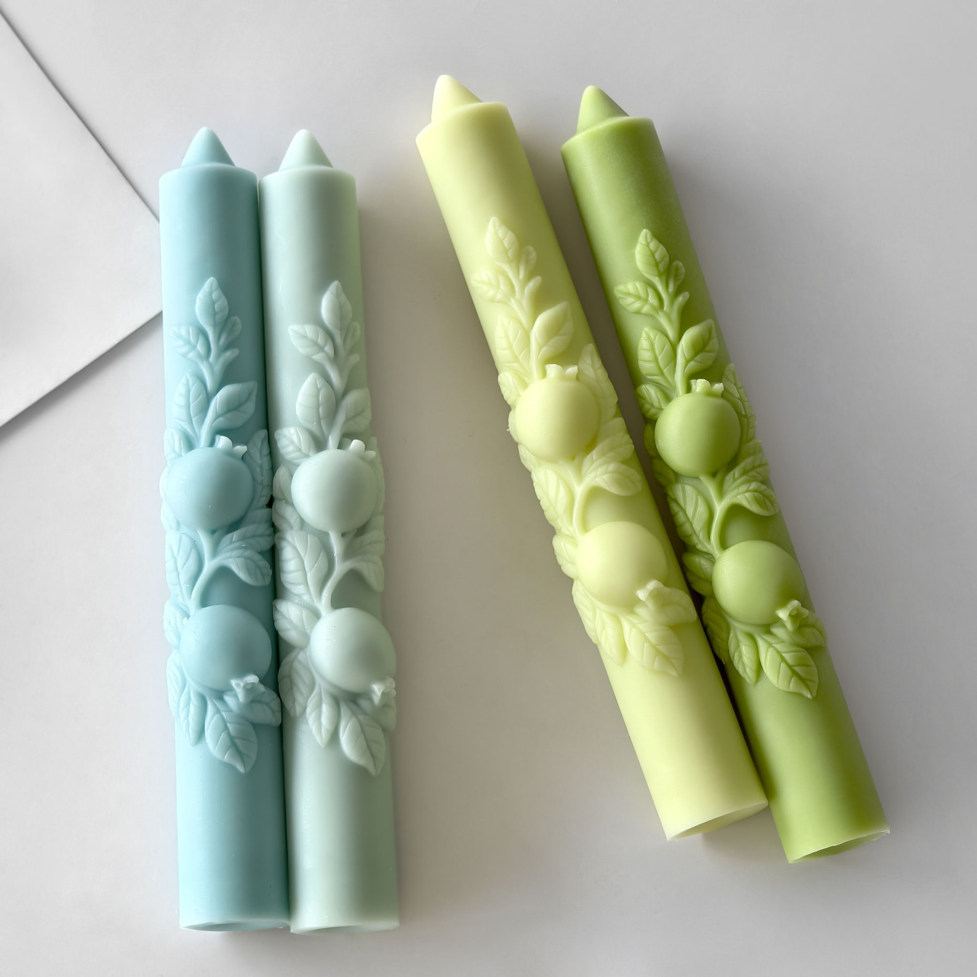 DIY ザクロ型 ロングロッド シリコンキャンドルモールド  - Candle Making Wax Melter のレビューと価格